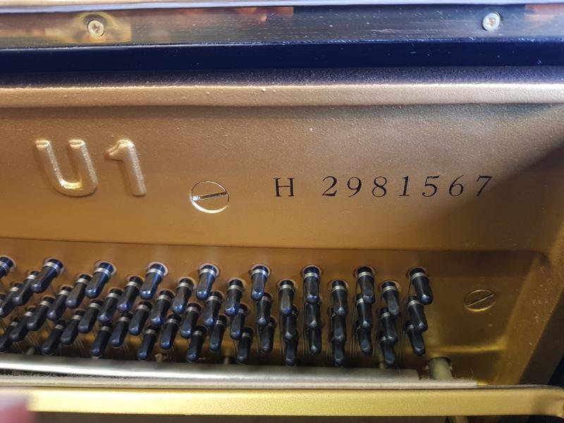 Yamaha U1H upright Piano in Bright black – Gallery image – Roberts Pianos Oxford