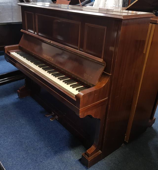 Bechstein 9 upright Piano in mahogany – Inventory thumbnail – Roberts Pianos Oxford