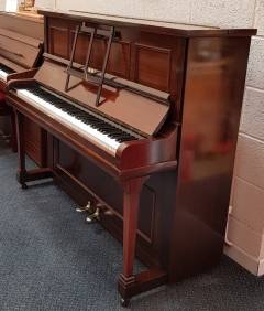 Rogers upright Piano in Mahogany – Inventory thumbnail – Roberts Pianos Oxford