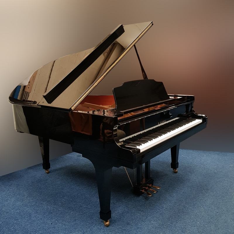Kawai GS-40 grand Piano in black – Featured image – Roberts Pianos Oxford