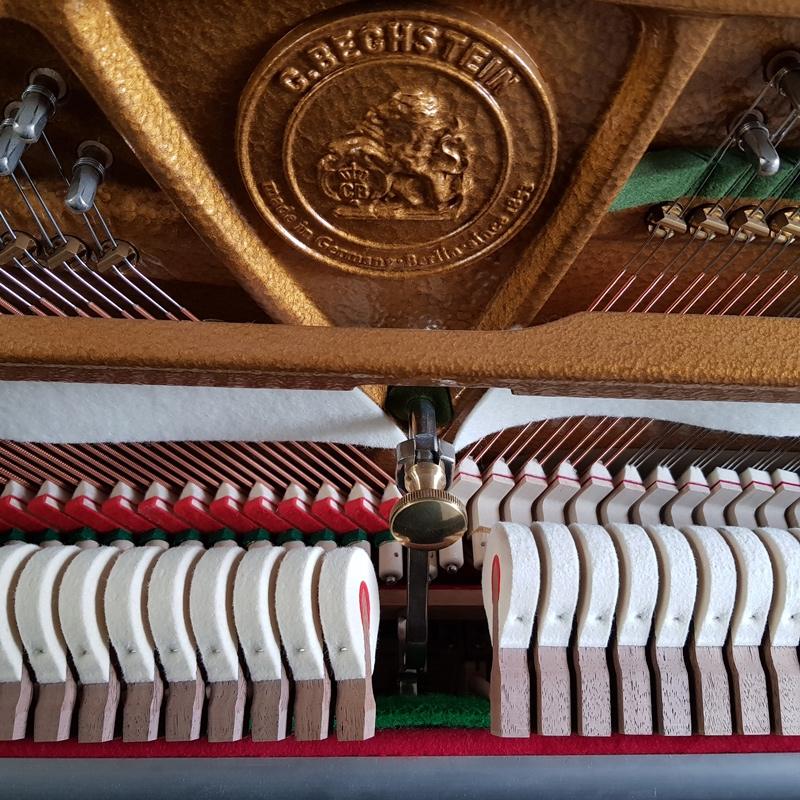 Bechstein Millennium 116 upright Piano in black – Gallery image – Roberts Pianos Oxford