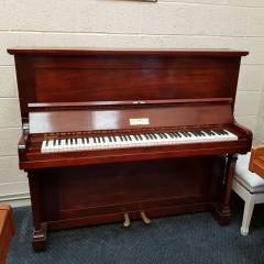 Chappell upright Piano in Mahogany – Inventory thumbnail – Roberts Pianos Oxford