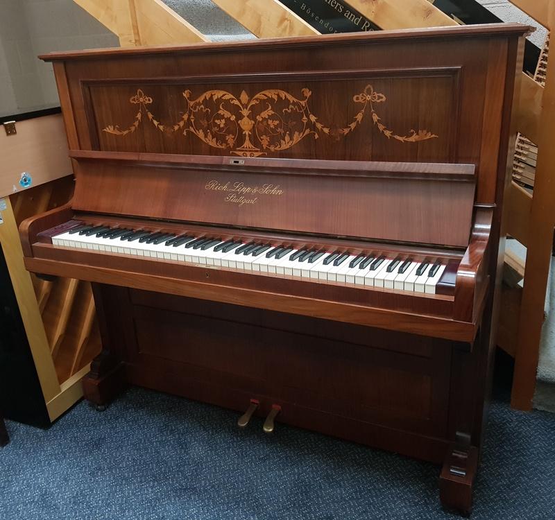 Richard Lipp upright Piano in rosewood – Gallery image – Roberts Pianos Oxford