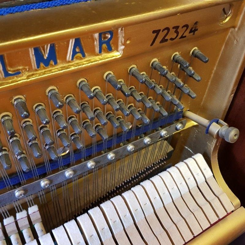 Welmar upright Piano in mahogany – Gallery image – Roberts Pianos Oxford