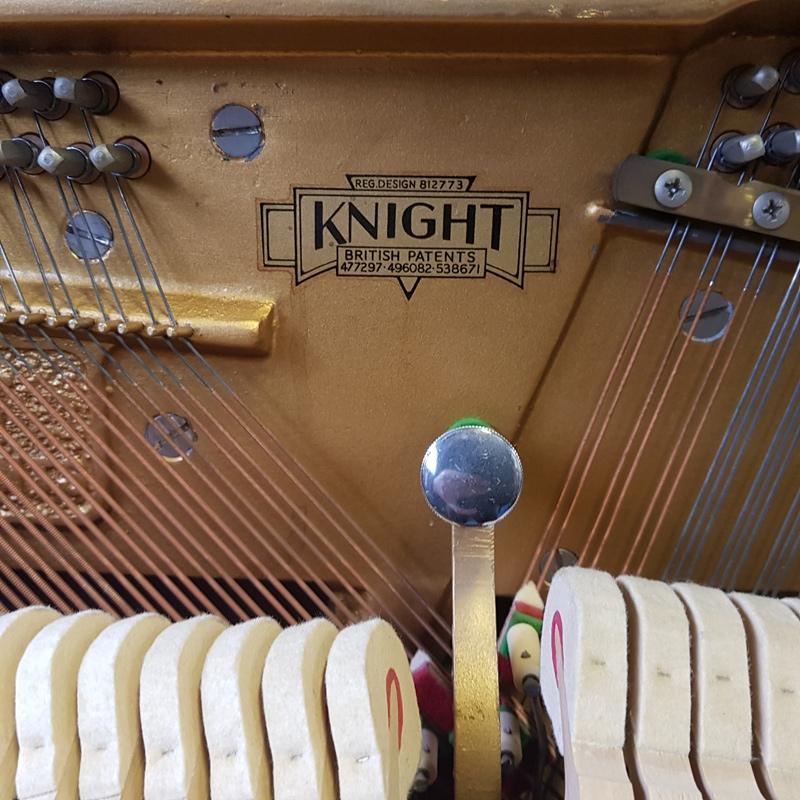 Knight K6 upright Piano in mahogany – Gallery image – Roberts Pianos Oxford