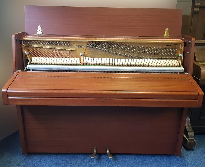 Knight K6 upright Piano in mahogany – Gallery image – Roberts Pianos Oxford