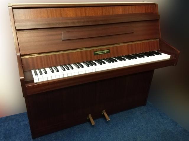 Moore & Moore upright Piano in Mahogany – Inventory thumbnail – Roberts Pianos Oxford