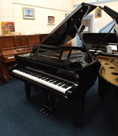 Feurich 179 grand Piano in black polyester – Inventory thumbnail – Roberts Pianos Oxford