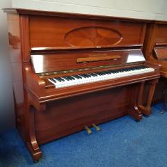 Grotrian Steinweg 125 upright Piano in Walnut – Inventory thumbnail – Roberts Pianos Oxford