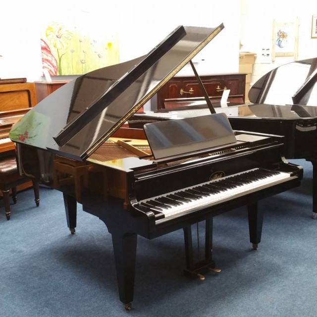 Ibach II grand Piano in black – Inventory thumbnail – Roberts Pianos Oxford