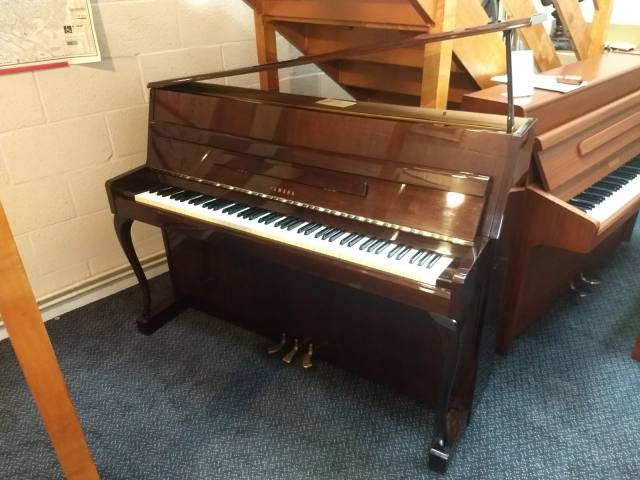 Yamaha M1S upright Piano in Bright walnut – Inventory thumbnail – Roberts Pianos Oxford