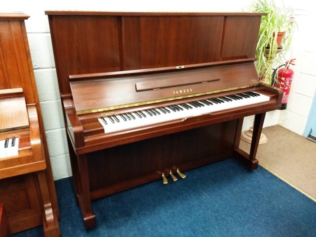 Yamaha WX-3 upright Piano in satin walnut – Inventory thumbnail – Roberts Pianos Oxford
