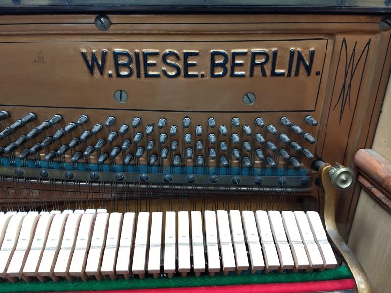 Biese upright Piano in Rosewood – Gallery image – Roberts Pianos Oxford