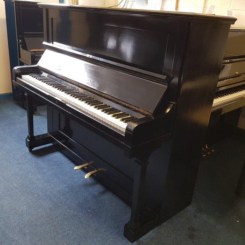 Kaps upright Piano in Black – Gallery image – Roberts Pianos Oxford