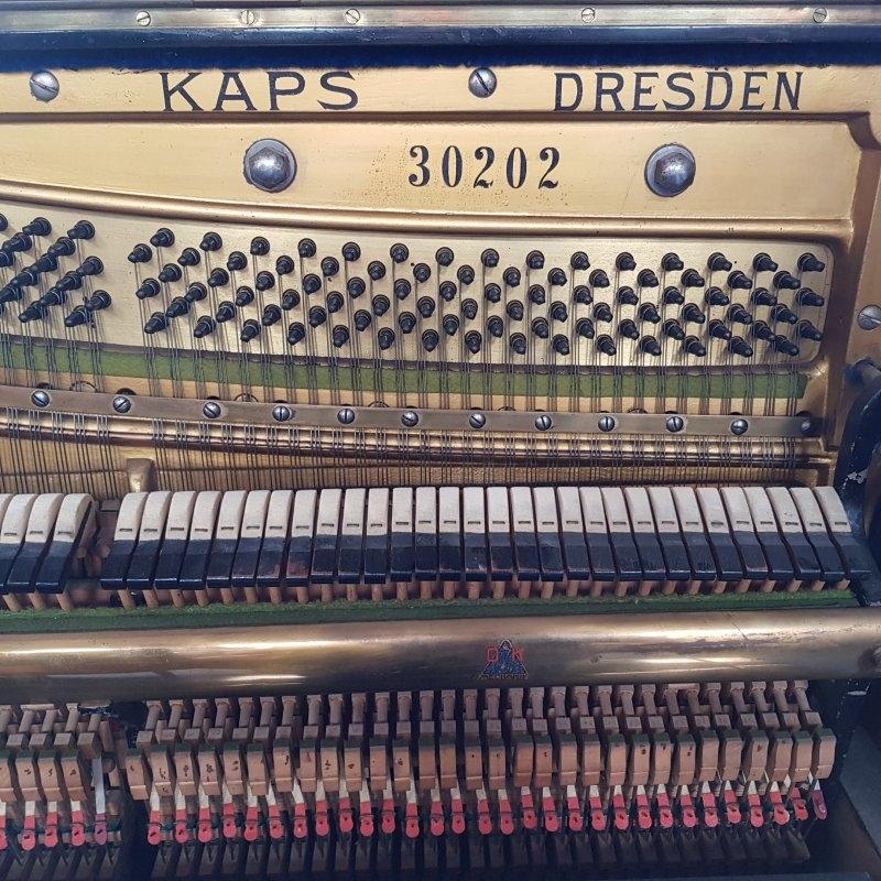 Kaps upright Piano in Black – Gallery image – Roberts Pianos Oxford