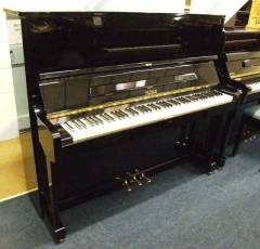Petrof upright Piano in Black – Inventory thumbnail – Roberts Pianos Oxford