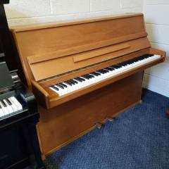 Welmar upright Piano in teak – Inventory thumbnail – Roberts Pianos Oxford