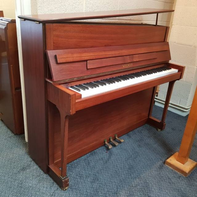 Welmar upright Piano in Mahogany – Inventory thumbnail – Roberts Pianos Oxford