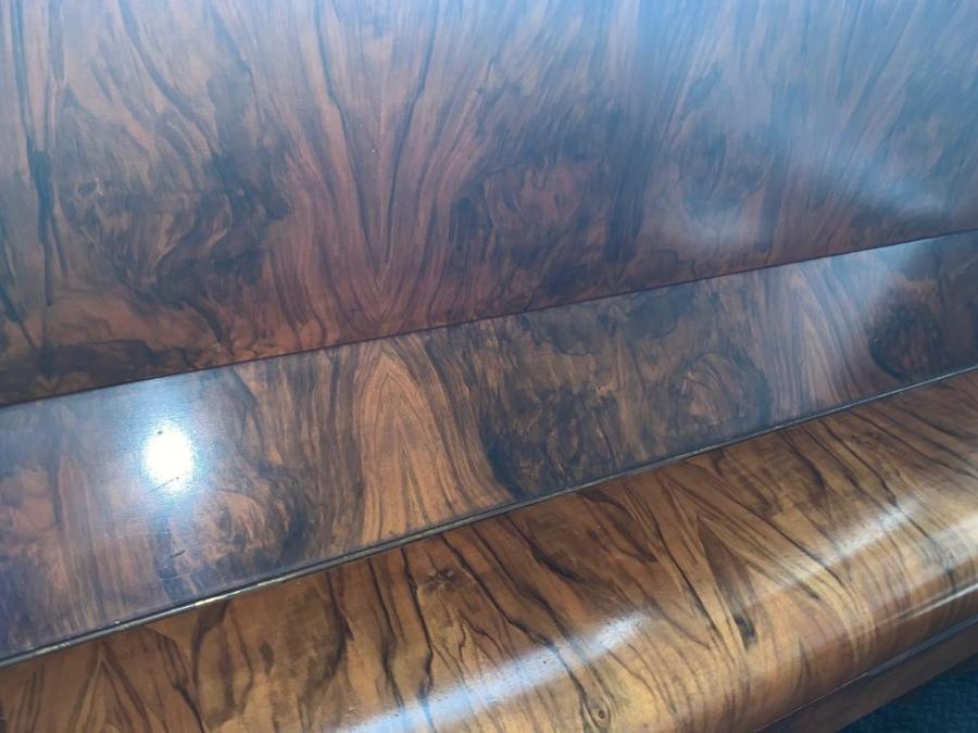 Challen upright Piano in walnut – Gallery image – Roberts Pianos Oxford