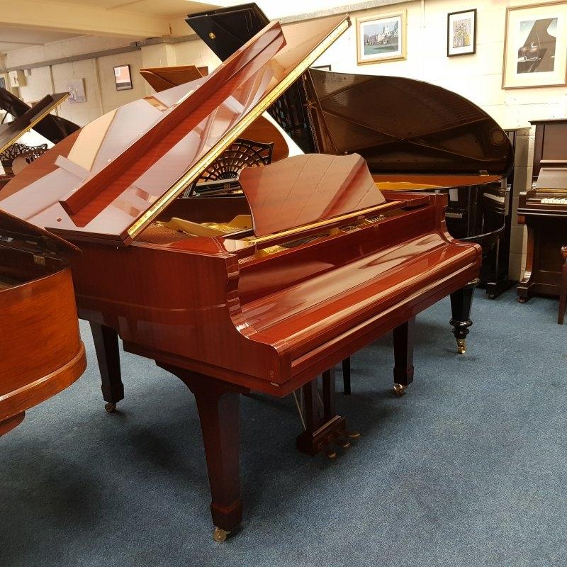 Yamaha G1RE grand Piano in bright mahogany – Gallery image – Roberts Pianos Oxford