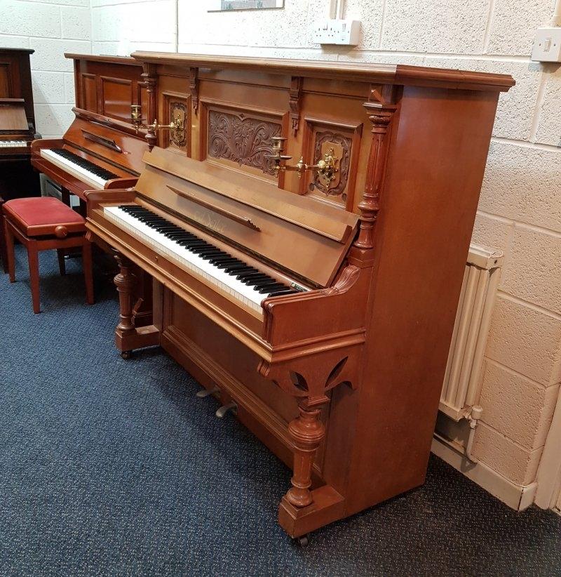 Seiler upright Piano in walnut & rosewood – Featured image – Roberts Pianos Oxford