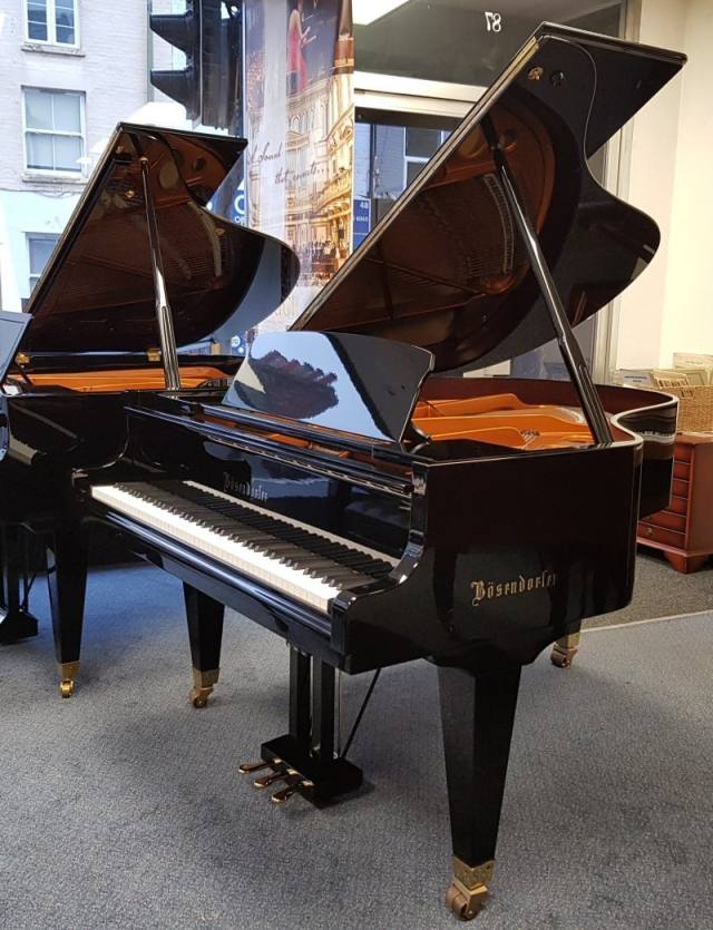 Bosendorfer 170 grand Piano in black – Inventory thumbnail – Roberts Pianos Oxford