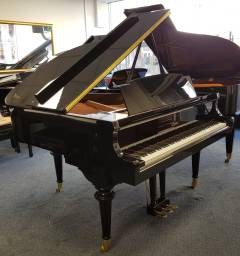 Essex (Designed by Steinway) EGP155 grand Piano in black – Inventory thumbnail – Roberts Pianos Oxford