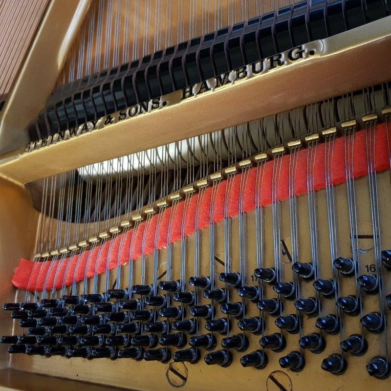 Steinway M grand Piano in Black – Gallery image – Roberts Pianos Oxford
