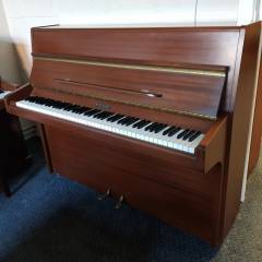 Knight K10 upright Piano in Mahogany – Inventory thumbnail – Roberts Pianos Oxford