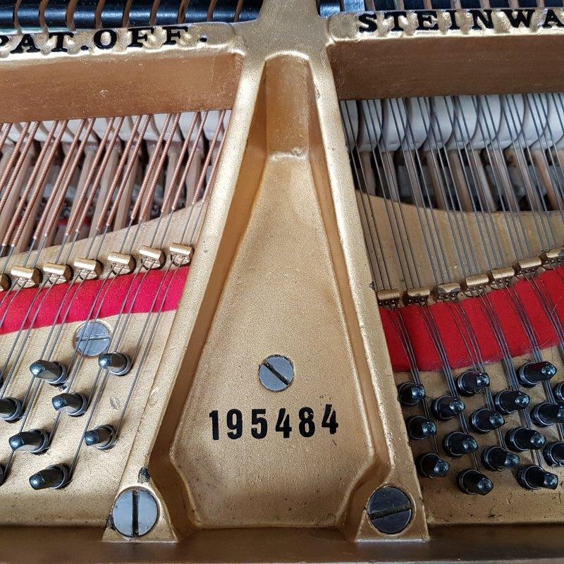 Steinway O grand Piano in black French polish – Gallery image – Roberts Pianos Oxford