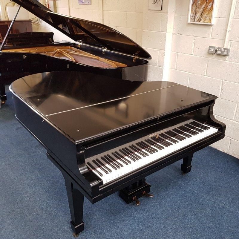 Steinway O grand Piano in black French polish – Gallery image – Roberts Pianos Oxford