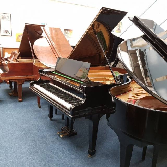 Bechstein A grand Piano in black polyester – Inventory thumbnail – Roberts Pianos Oxford