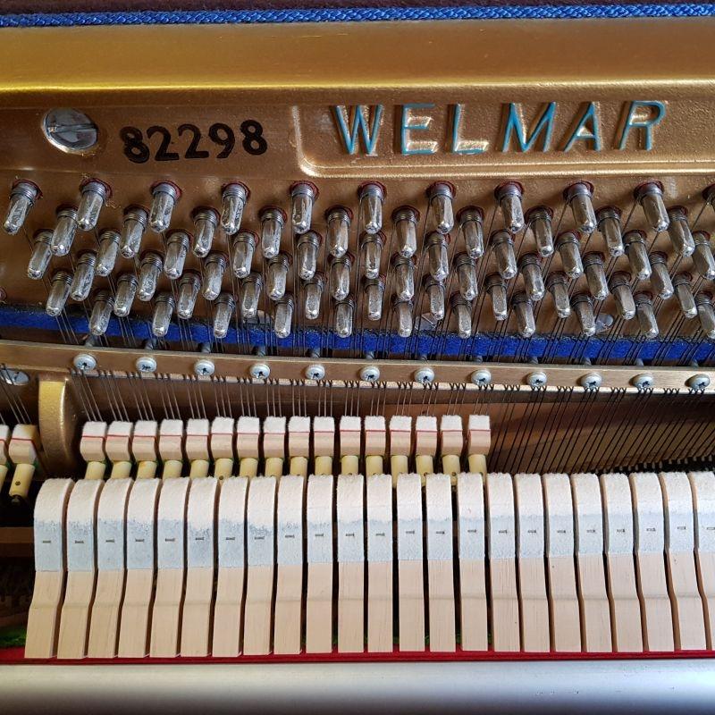 Welmar A4 upright Piano in light mahogany – Gallery image – Roberts Pianos Oxford