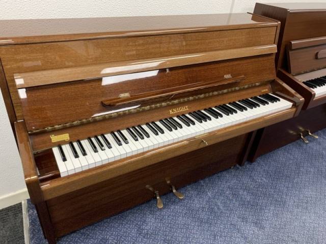 Knight K20 upright Piano in mahogany – Inventory thumbnail – Roberts Pianos Oxford