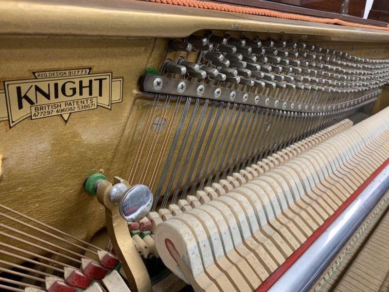 Knight K20 upright Piano in mahogany – Gallery image – Roberts Pianos Oxford