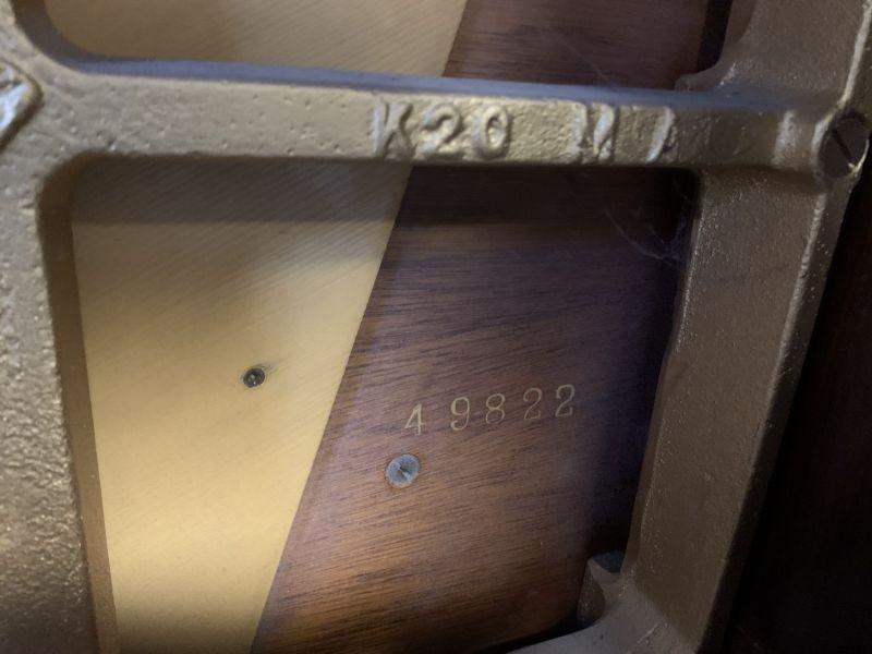 Knight K20 upright Piano in mahogany – Gallery image – Roberts Pianos Oxford