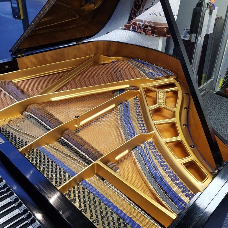 Bluthner IV (4) grand Piano in black – Gallery image – Roberts Pianos Oxford