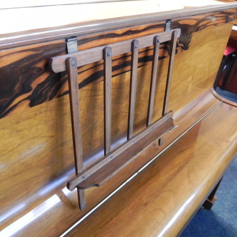 Hulbert Art Deco upright Piano in figured walnut – Gallery image – Roberts Pianos Oxford