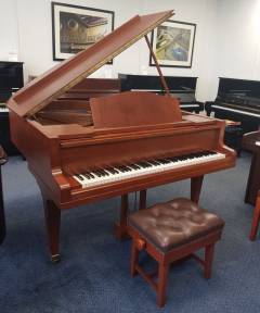 Bluthner style IV grand Piano in Mahogany – Inventory thumbnail – Roberts Pianos Oxford