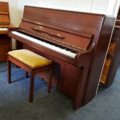 Welmar upright Piano in mahogany – Inventory thumbnail – Roberts Pianos Oxford