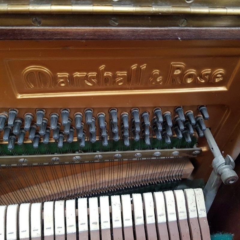 Marshall & Rose upright Piano in mahogany – Gallery image – Roberts Pianos Oxford