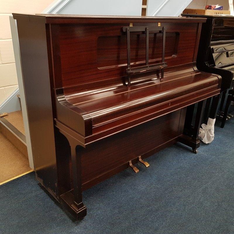 Grotrian Steinweg 120 upright Piano in Mahogany – Gallery image – Roberts Pianos Oxford