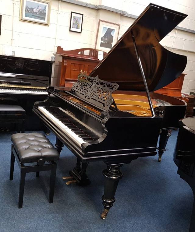 Bechstein V grand Piano in Black – Inventory thumbnail – Roberts Pianos Oxford