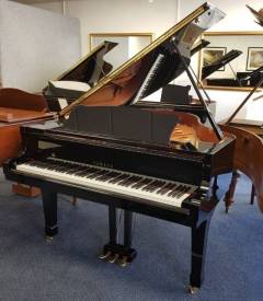 Yamaha C2M grand Piano in black – Inventory thumbnail – Roberts Pianos Oxford