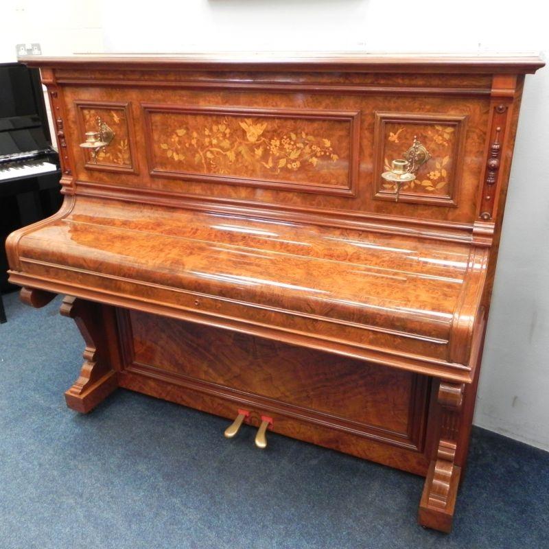 Ed Seiler / Reid Sohn 129 and RS S-108S upright Piano in walnut with inlay – Gallery image – Roberts Pianos Oxford