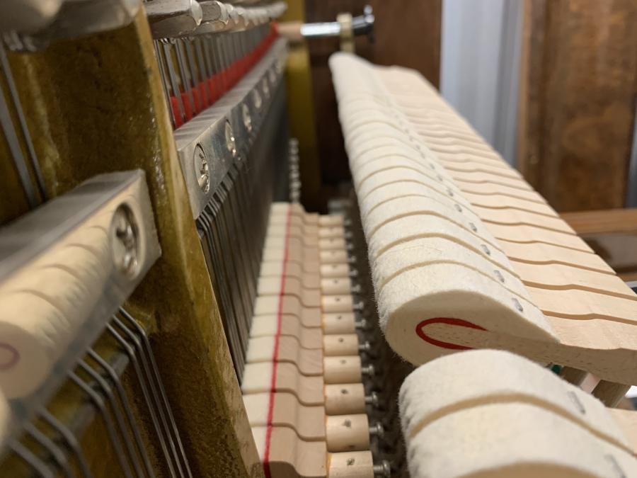 Ed Seiler / Reid Sohn 129 and RS S-108S upright Piano in walnut with inlay – Gallery image – Roberts Pianos Oxford