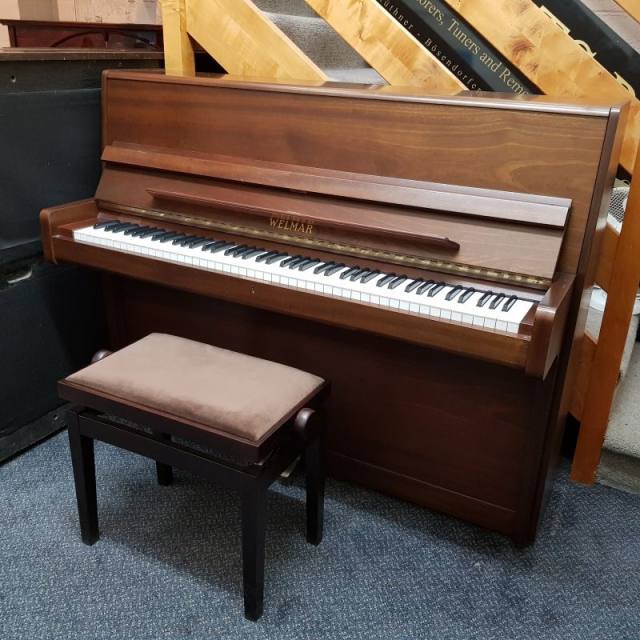 Welmar A10 upright Piano in rosewood – Inventory thumbnail – Roberts Pianos Oxford