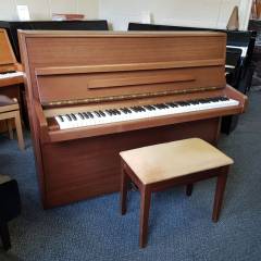 Knight K10 upright Piano in mahogany – Inventory thumbnail – Roberts Pianos Oxford
