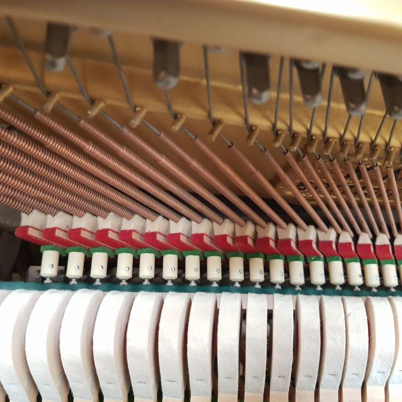 Knight K6 upright Piano in satin light rosewood – Gallery image – Roberts Pianos Oxford