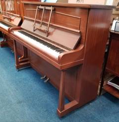 Gors & Kallmann 118 upright Piano in mahogany – Inventory thumbnail – Roberts Pianos Oxford